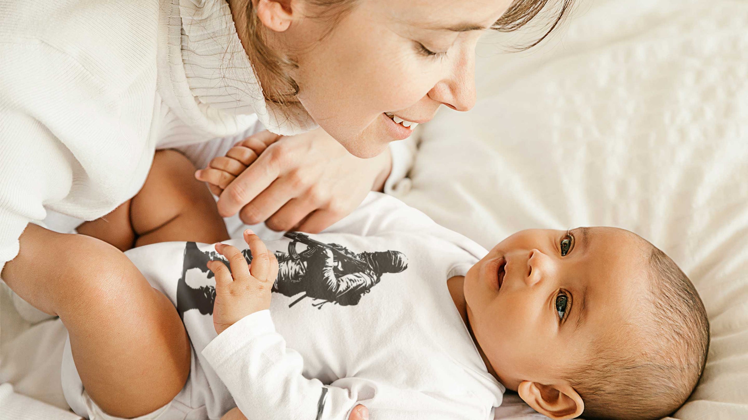 baby wearing a Short Sleeve One Piece