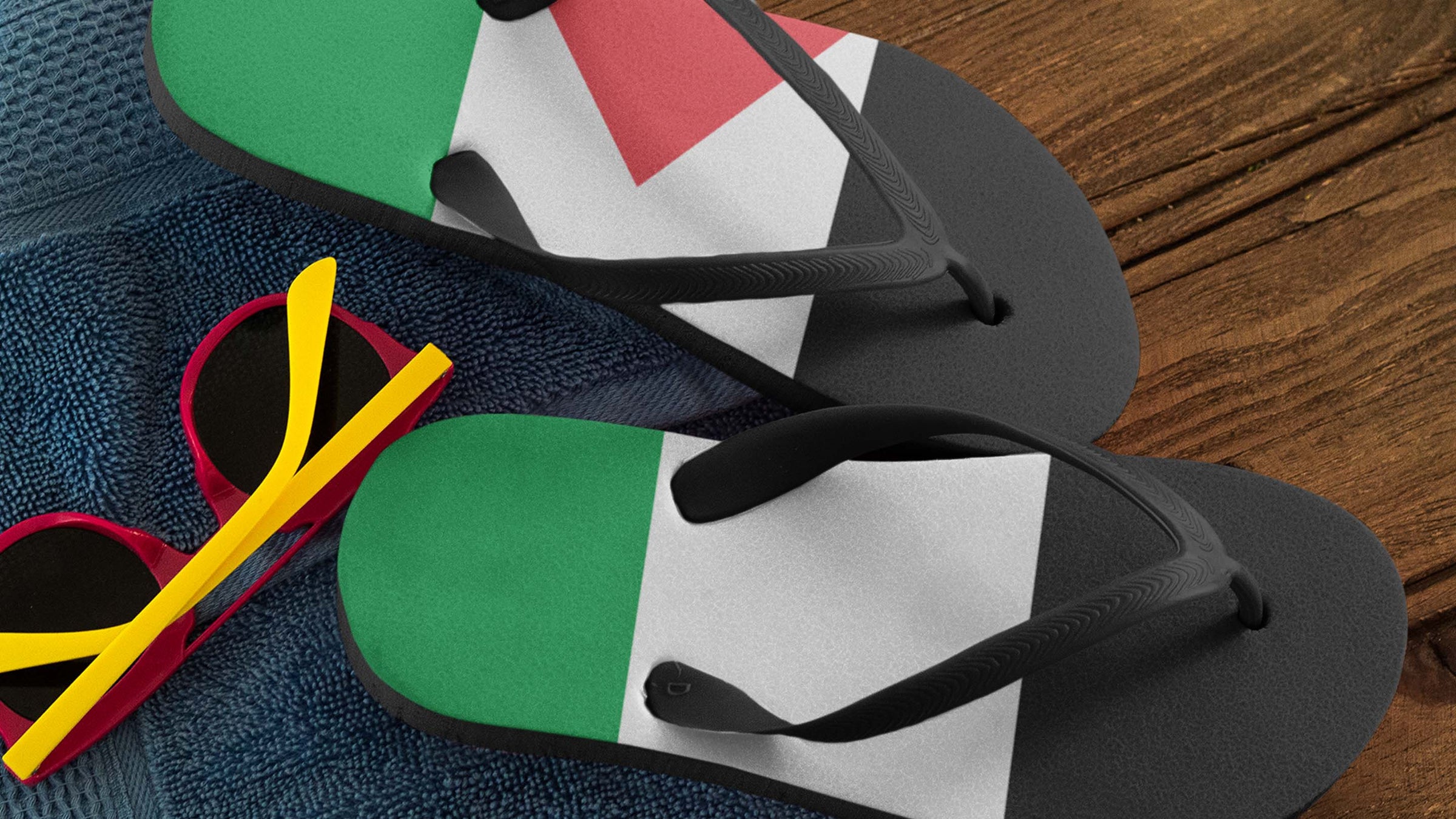 palestine flip flops