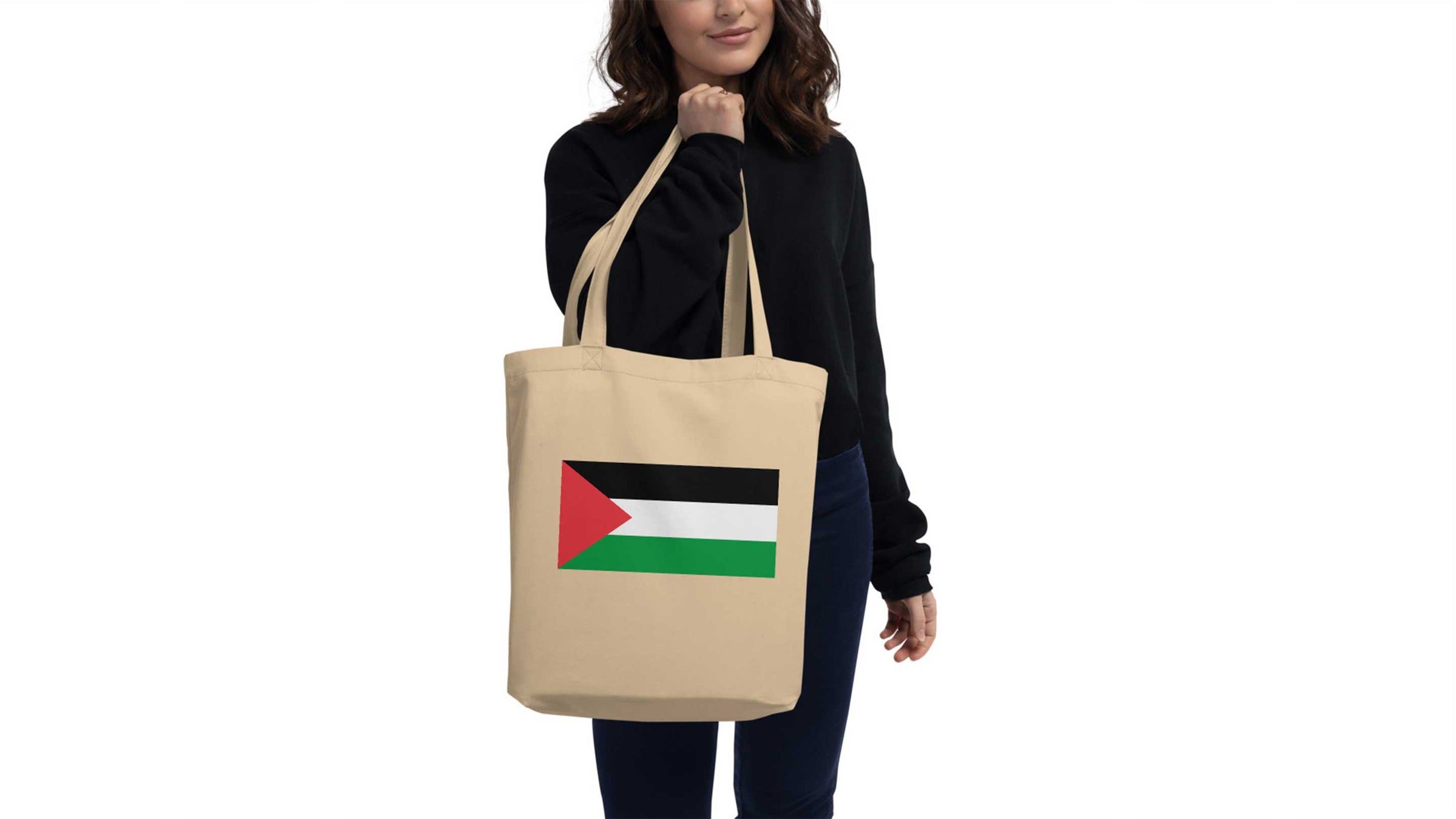 women holding a tote bag