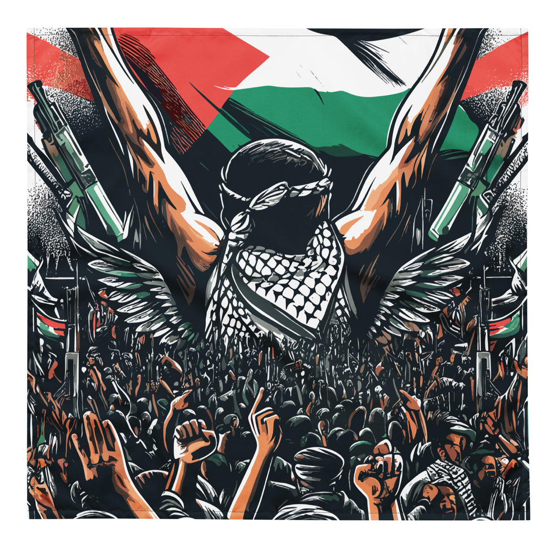 All-over print bandana - Art by Moh, Bandana White L