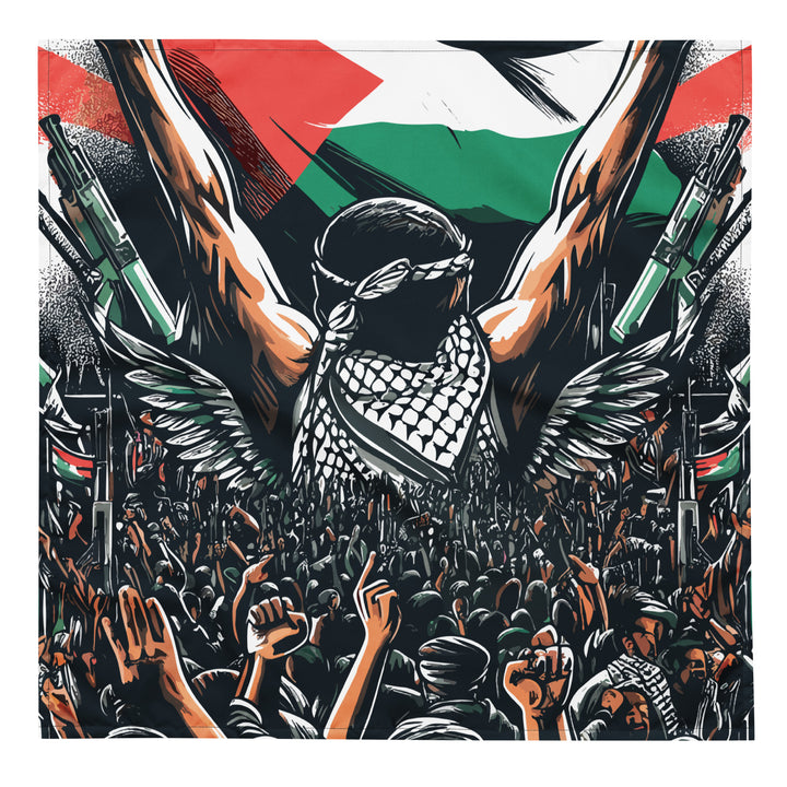 All-over print bandana - Art by Moh, Bandana White L