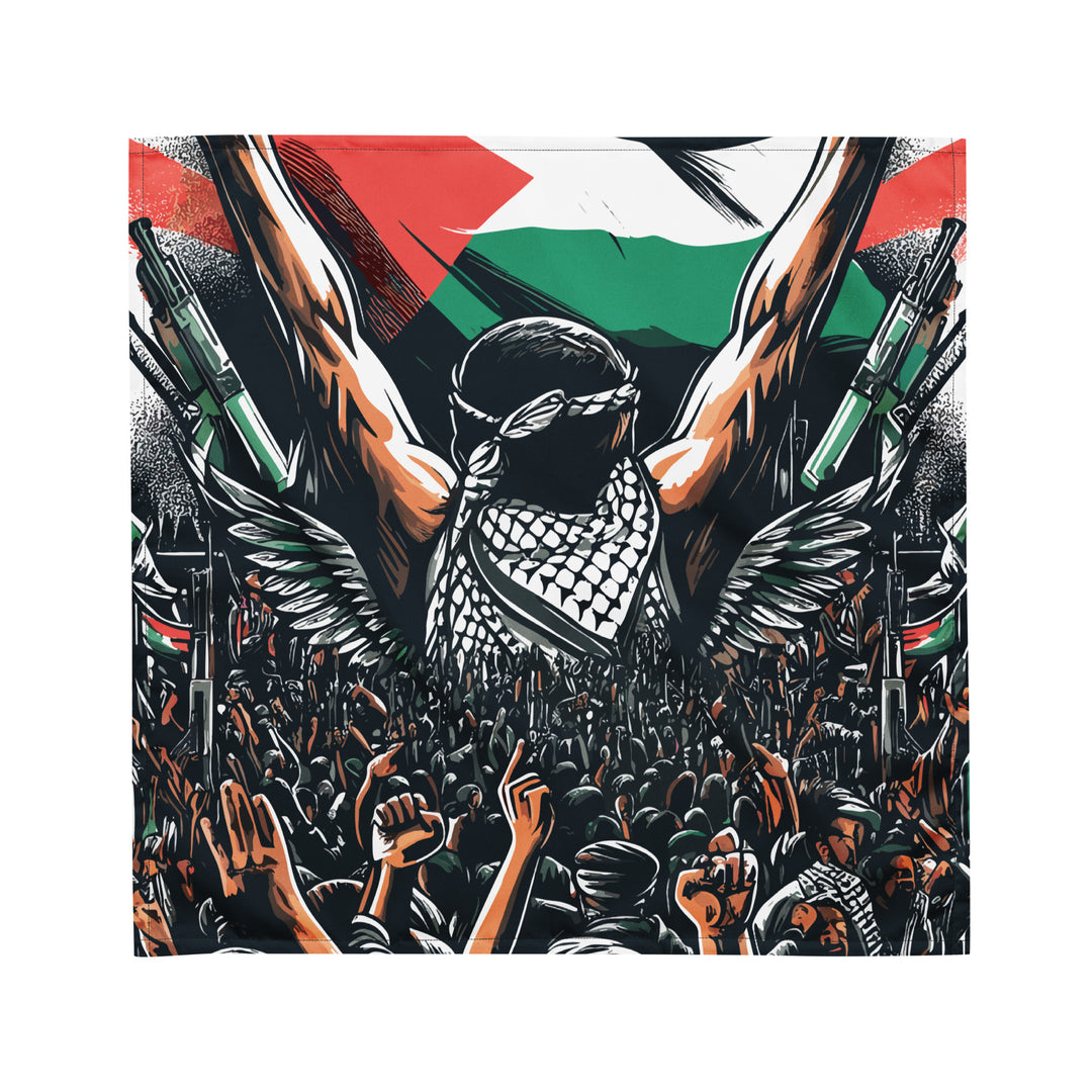 All-over print bandana - Art by Moh, Bandana White M