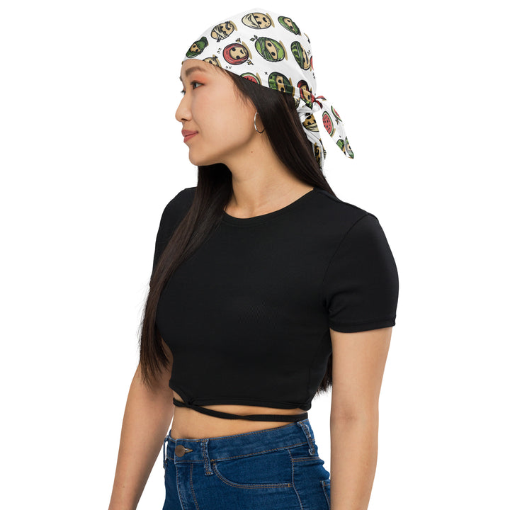 All-over print bandana | Palestine Emoji