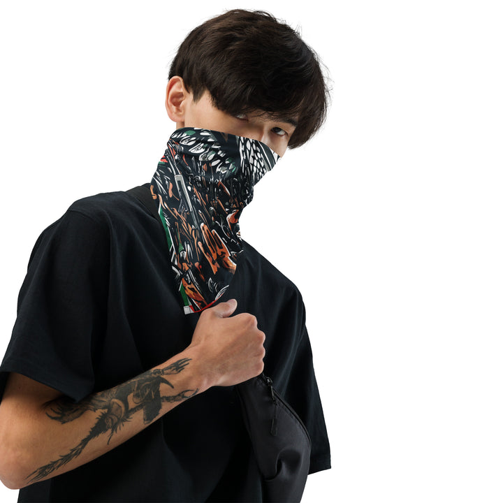 All-over print bandana | Art by Moh