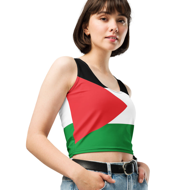 Crop Top | Palestine Flag