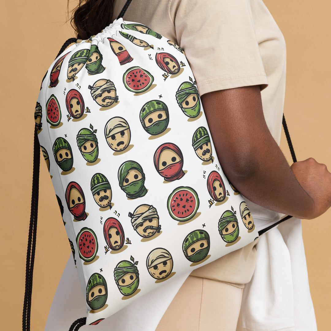 Drawstring bag | Palestine Emoji