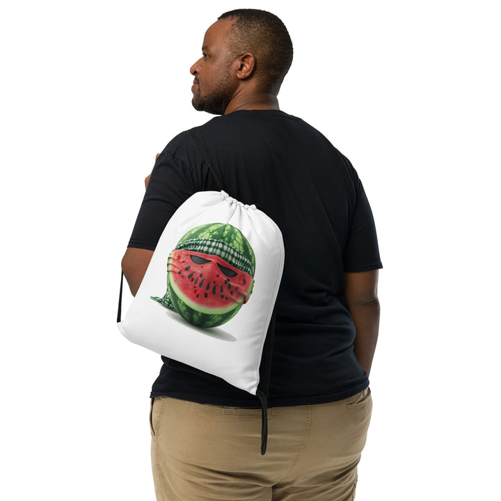 Drawstring bag | Palestine Watermelon Fighter