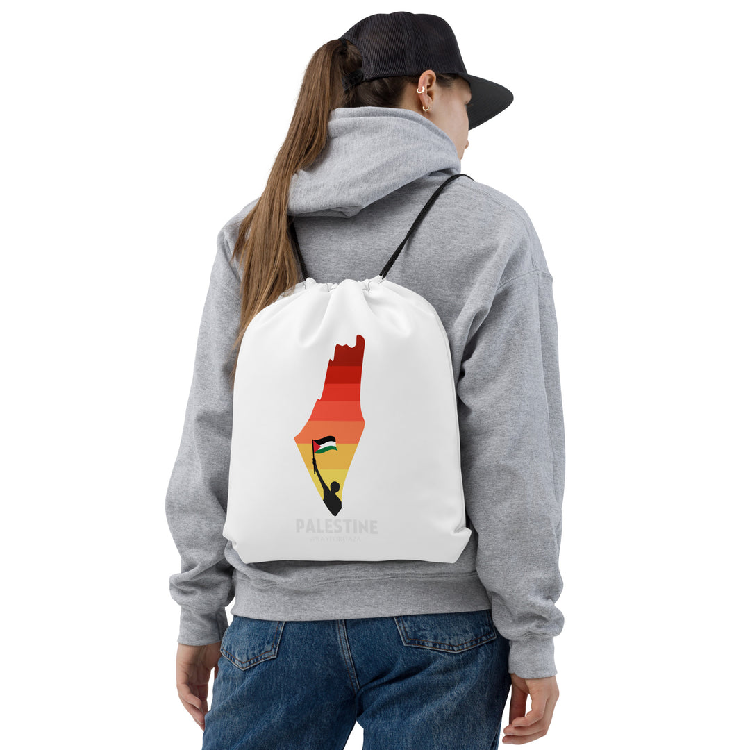 Drawstring bag | Palestine Map