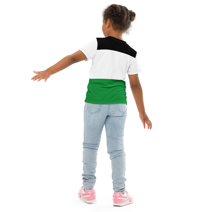 Kids crew neck t-shirt | Palestine Flag