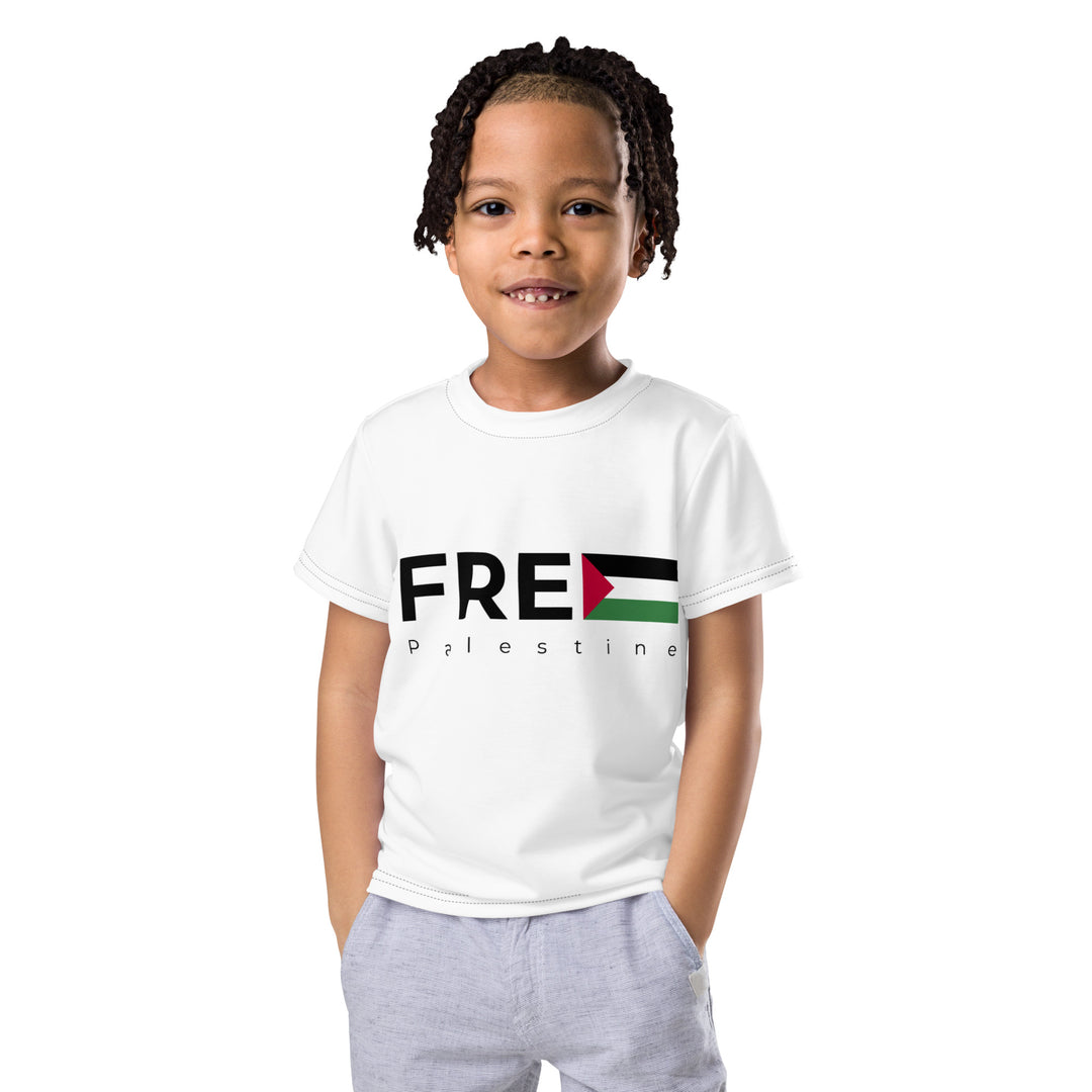 Kids crew neck t-shirt | Free Palestine