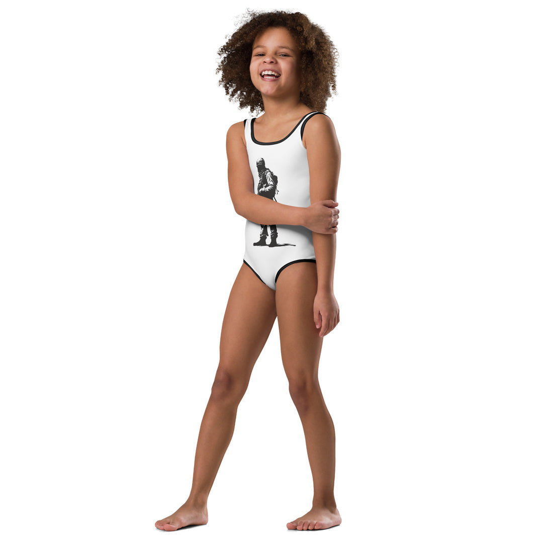 All-Over Print Kids Swimsuit | The Fighter