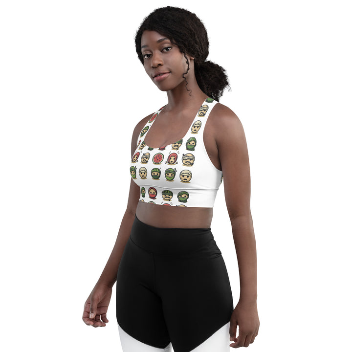 Longline sports bra | Palestine Emoji