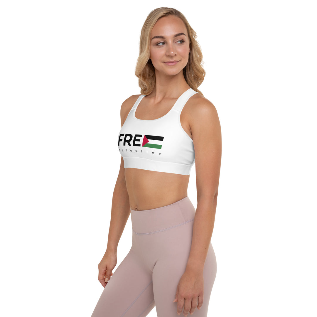 Padded Sports Bra | Free Palestine