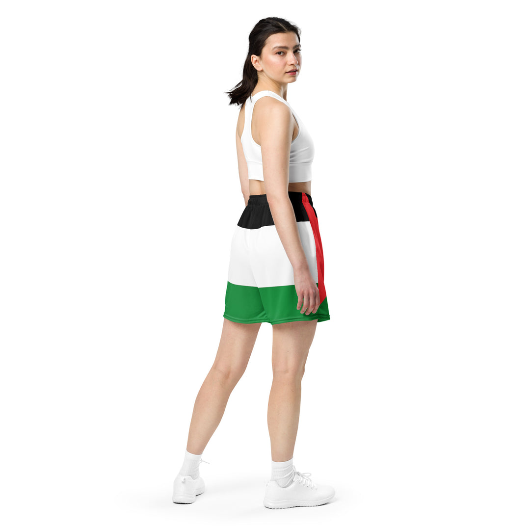 Women mesh shorts | Palestine Flag