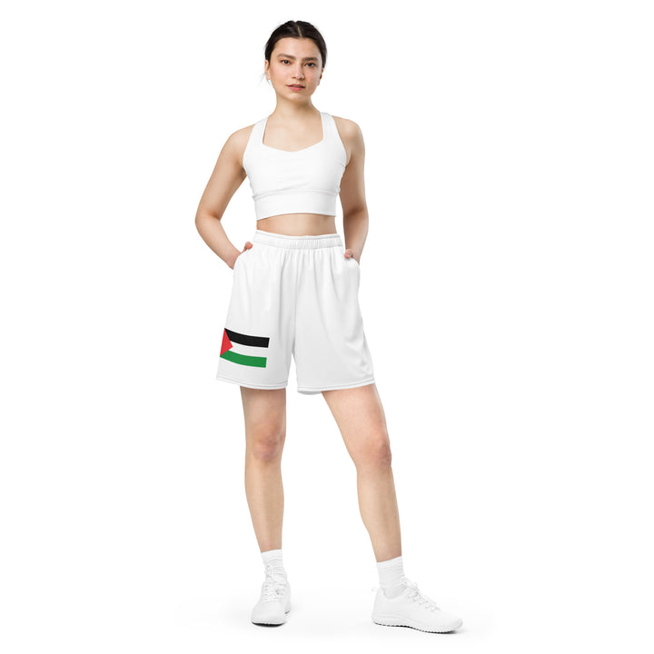 Women mesh shorts | Palestine Flag