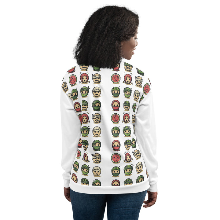 Women Bomber Jacket | Palestine Emoji