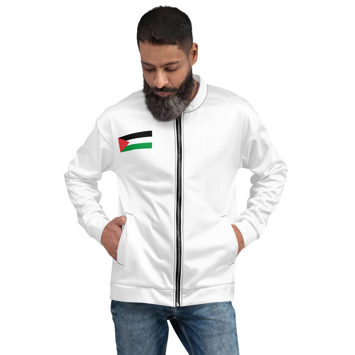 Men Bomber Jacket | Palestine Flag