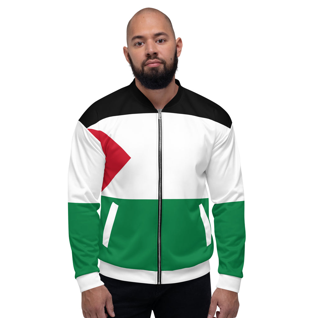 Men Bomber Jacket | Palestine Flag