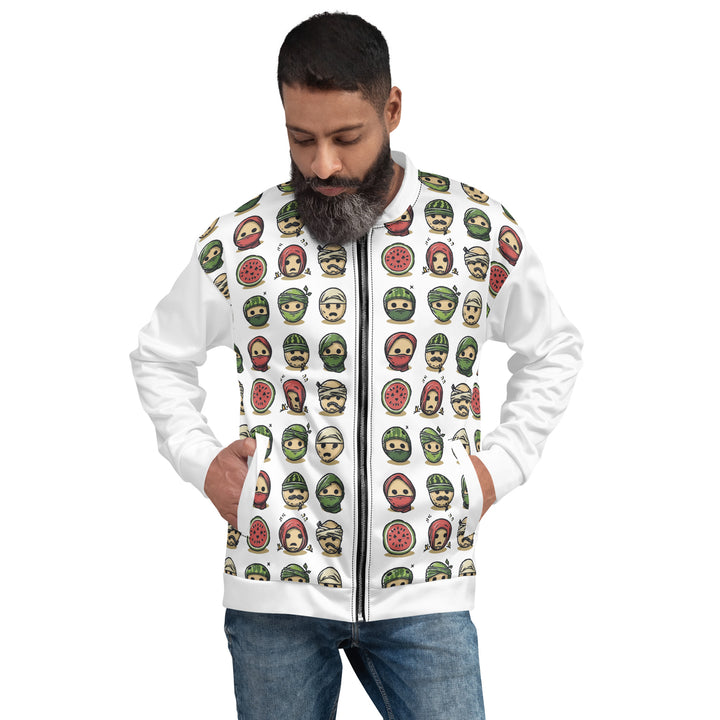 Men Bomber Jacket | Palestine Emoji