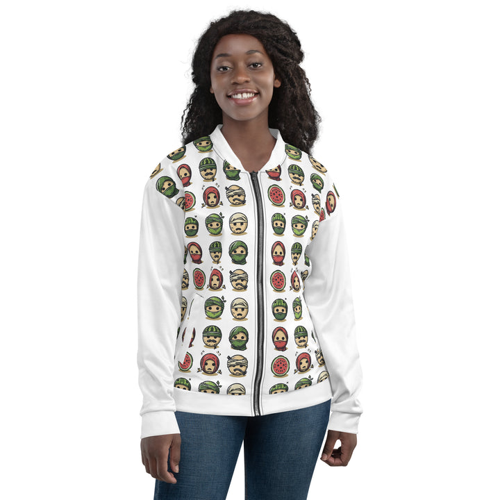 Women Bomber Jacket | Palestine Emoji