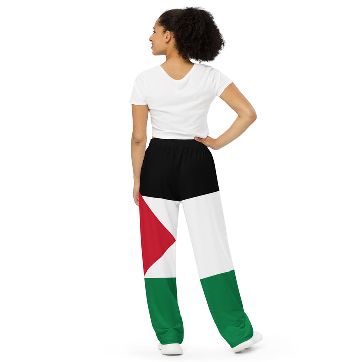 All-over print Women wide-leg pants | Palestine Flag