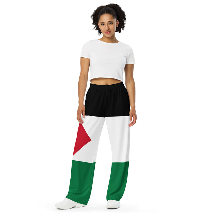 All-over print Women wide-leg pants | Palestine Flag