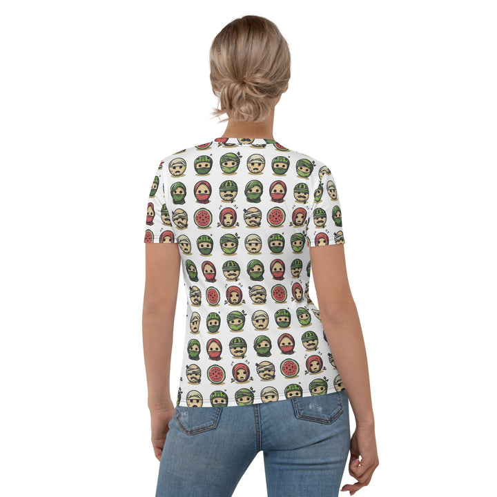 Women's All-Over T-shirt | Palestine Emoji