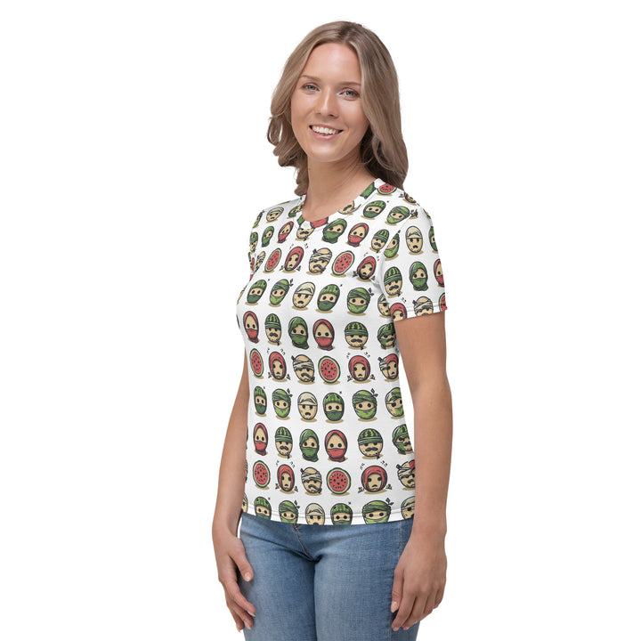 Women's All-Over T-shirt | Palestine Emoji