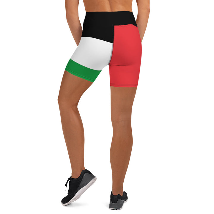 Yoga Shorts | Palestine Flag