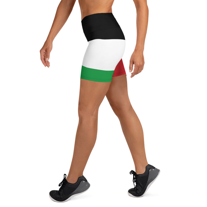 Yoga Shorts | Palestine Flag