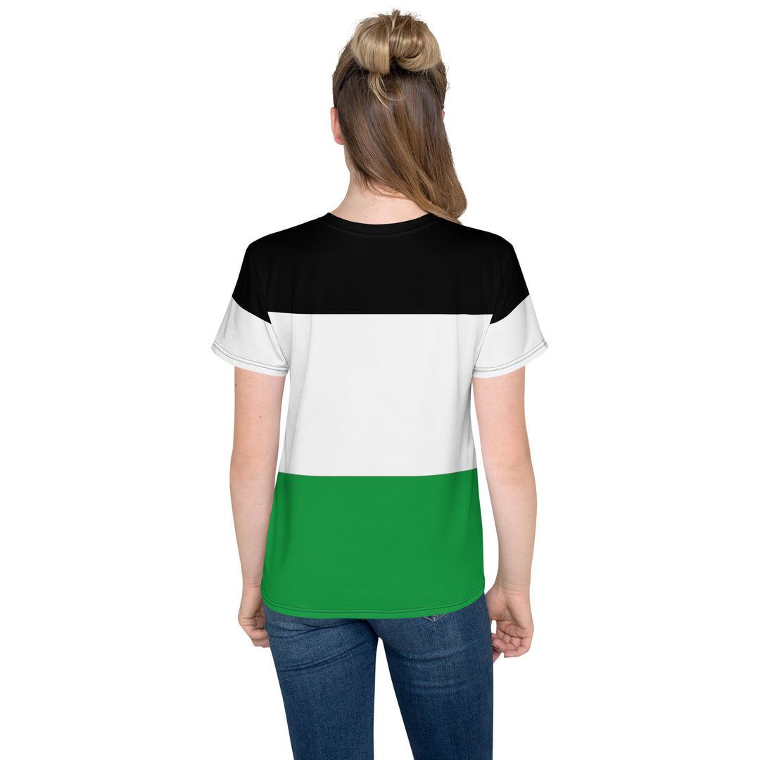 Youth crew neck t-shirt | Palestine Flag