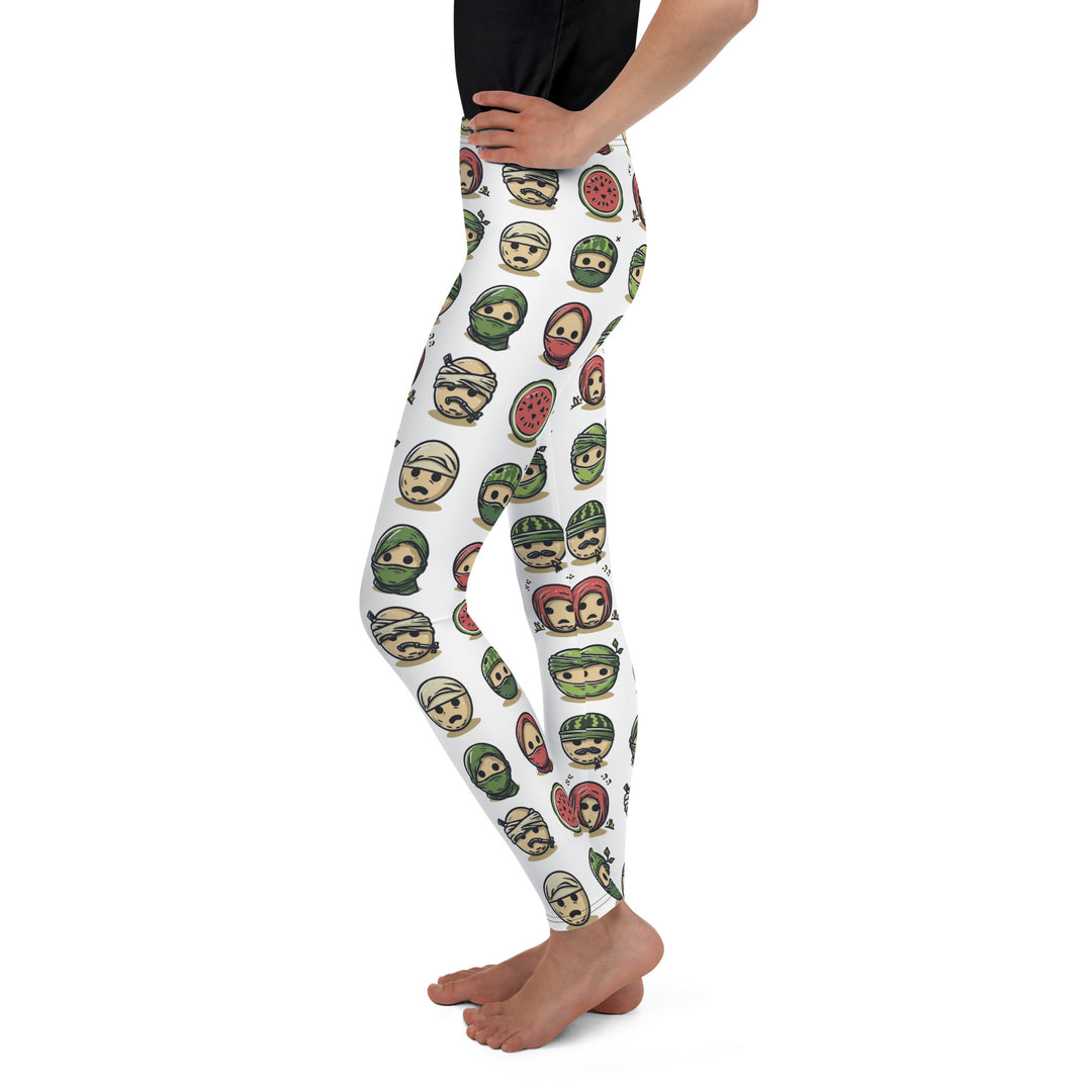 Youth Leggings | Palestine Emoji