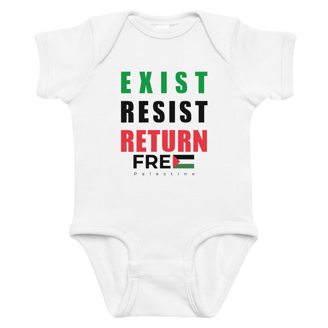 Baby Bodysuit - Exist. Resist. Return., White