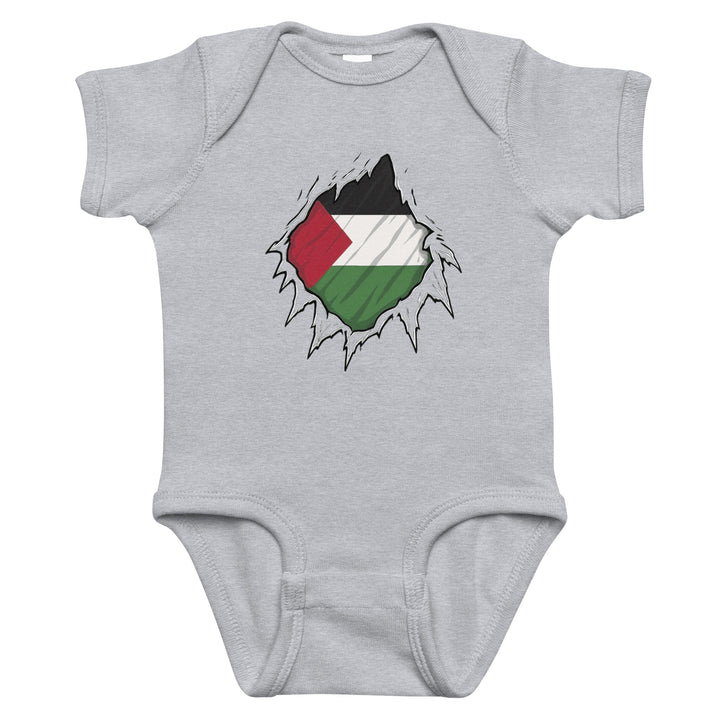Baby Bodysuit - Palestine Hero, Heather