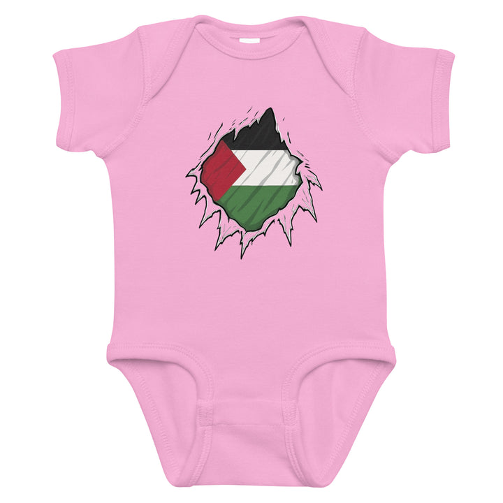 Baby Bodysuit - Palestine Hero, Pink