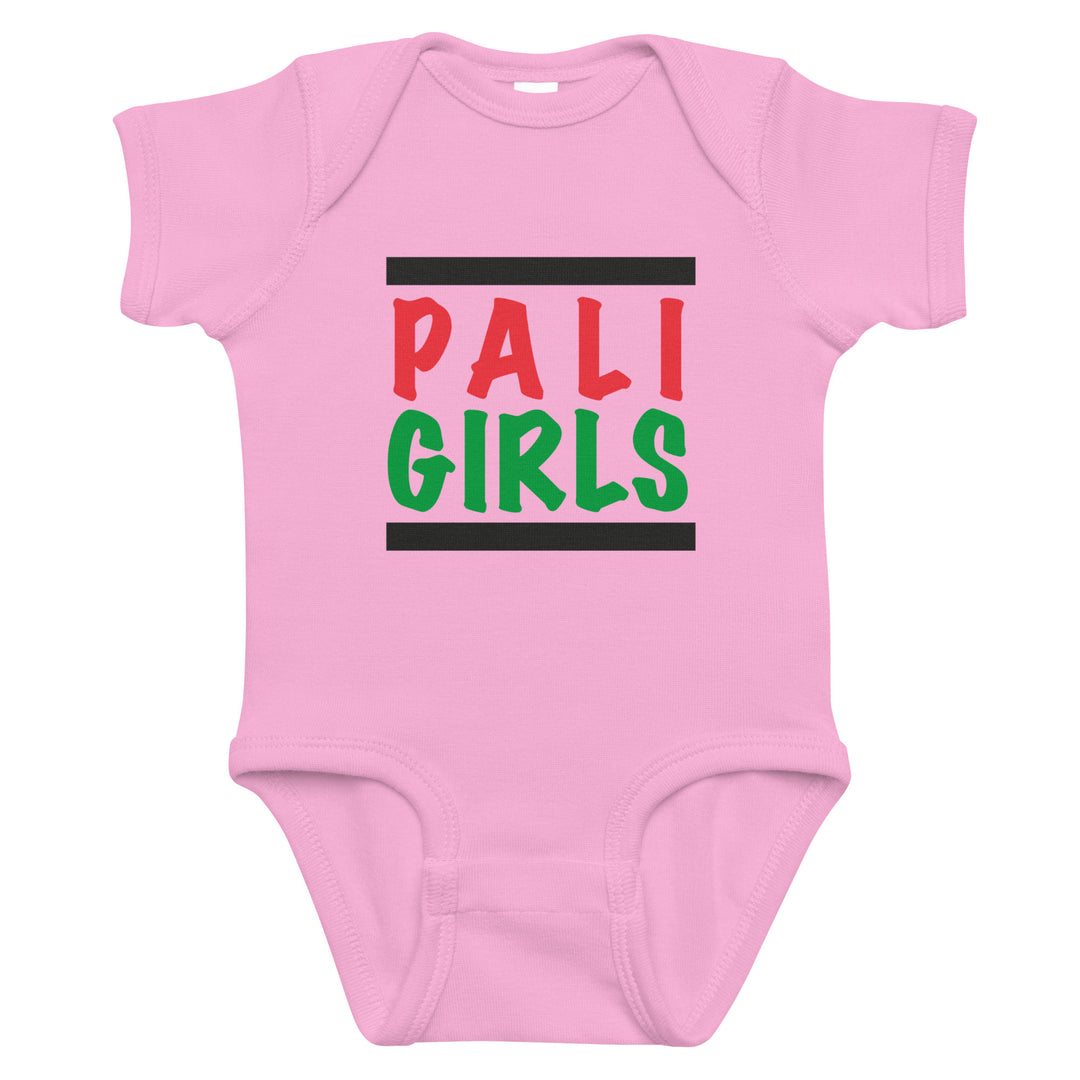 Baby bodysuit - Palestinian Girls, Pink