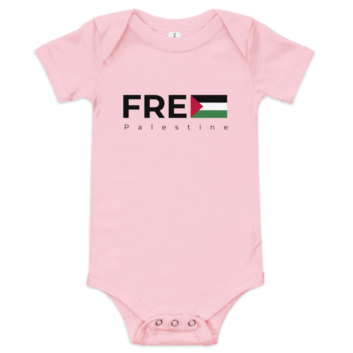 Baby short sleeve one piece | Free Palestine