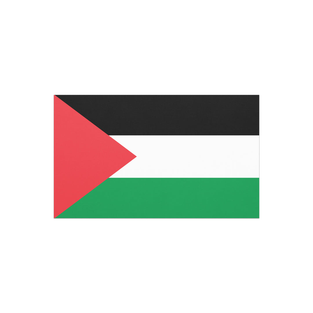Car Magnet - Palestine Flag, Magnets White 7.5x4.5