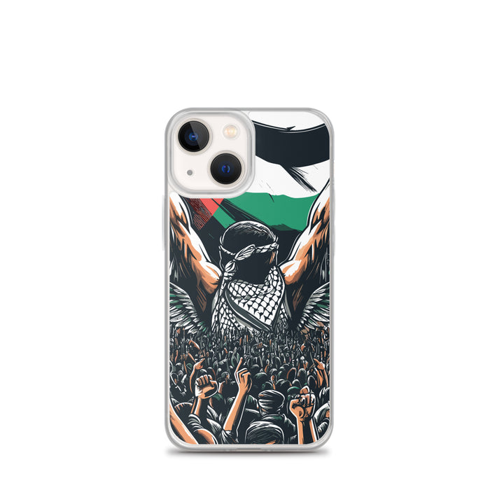 Clear Case for iPhone® - Art by Moh, iPhone iPhone 13 Mini Case On Phone