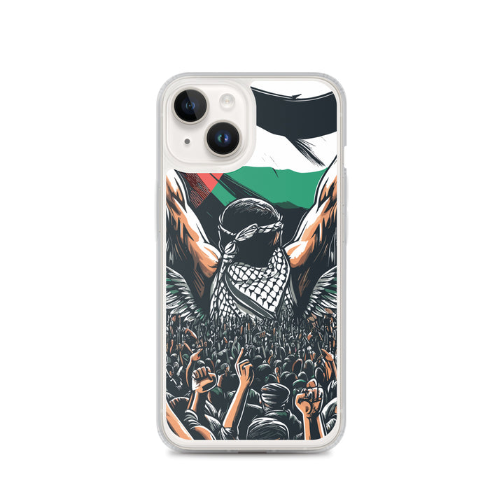Clear Case for iPhone® - Art by Moh, iPhone iPhone 14 Case On Phone