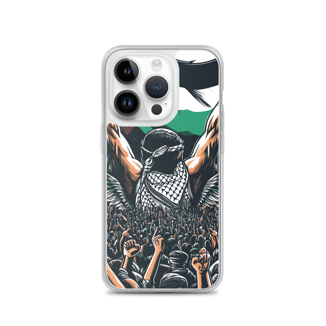 Clear Case for iPhone® - Art by Moh, iPhone iPhone 14 Pro Case On Phone