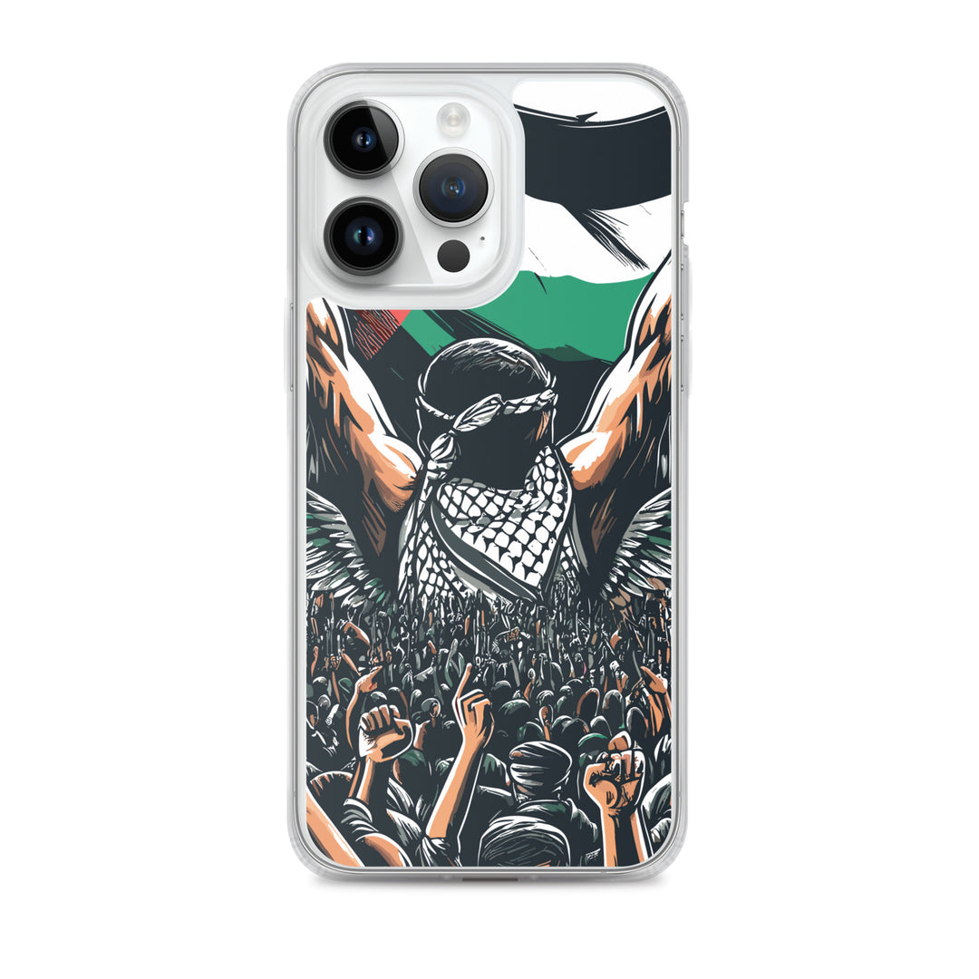 Clear Case for iPhone® - Art by Moh, iPhone iPhone 14 Pro Max Case On Phone