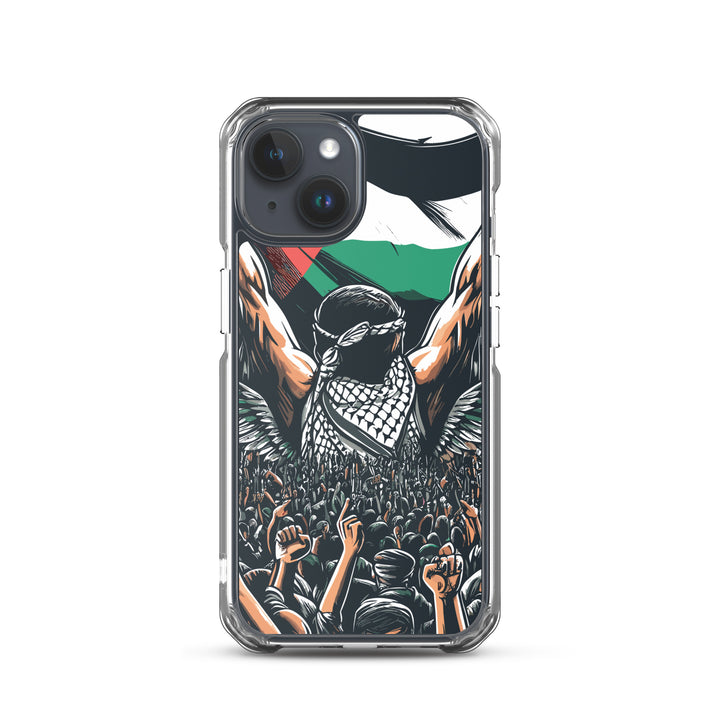 Clear Case for iPhone® - Art by Moh, iPhone iPhone 15 Case On Phone