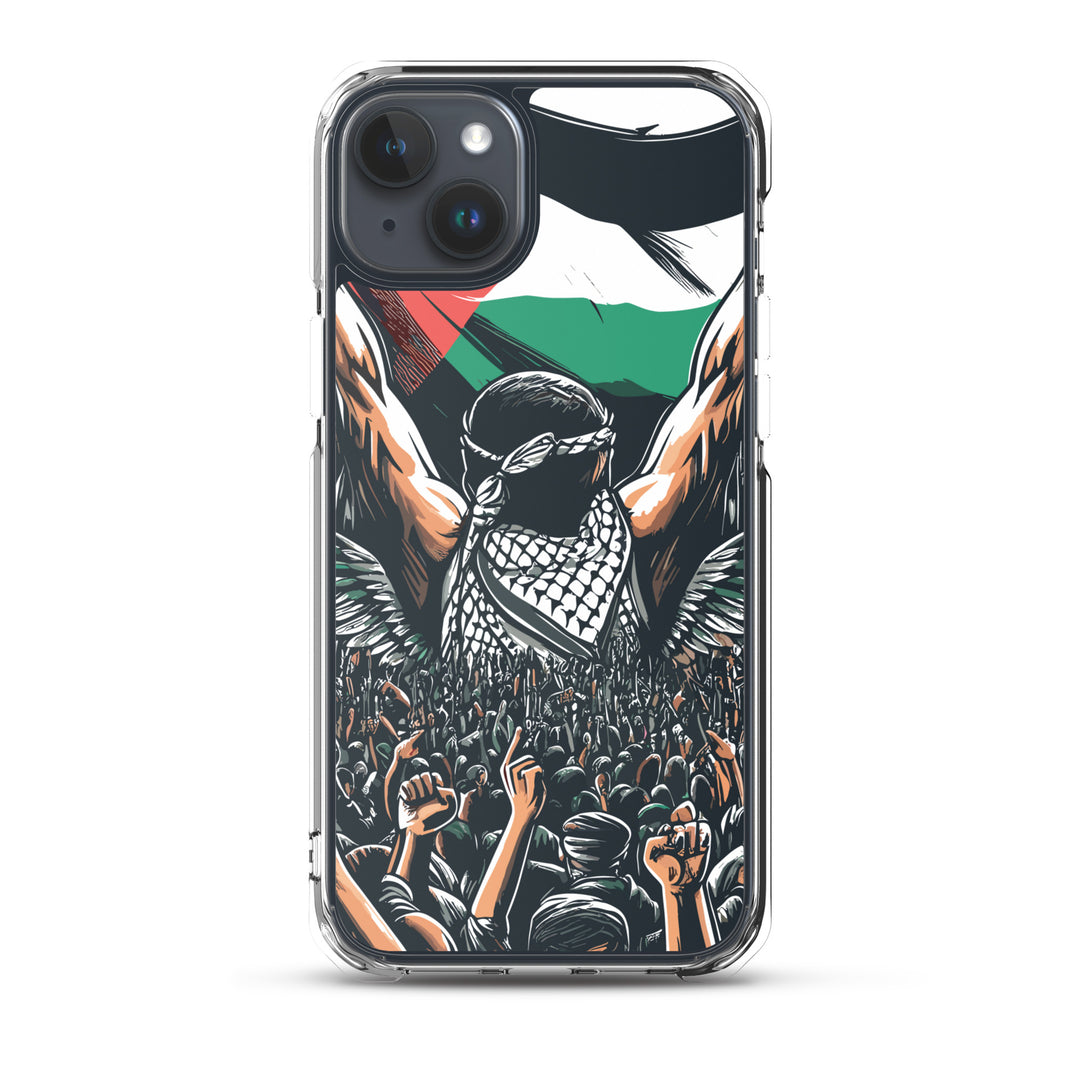 Clear Case for iPhone® - Art by Moh, iPhone iPhone 15 Plus Case On Phone