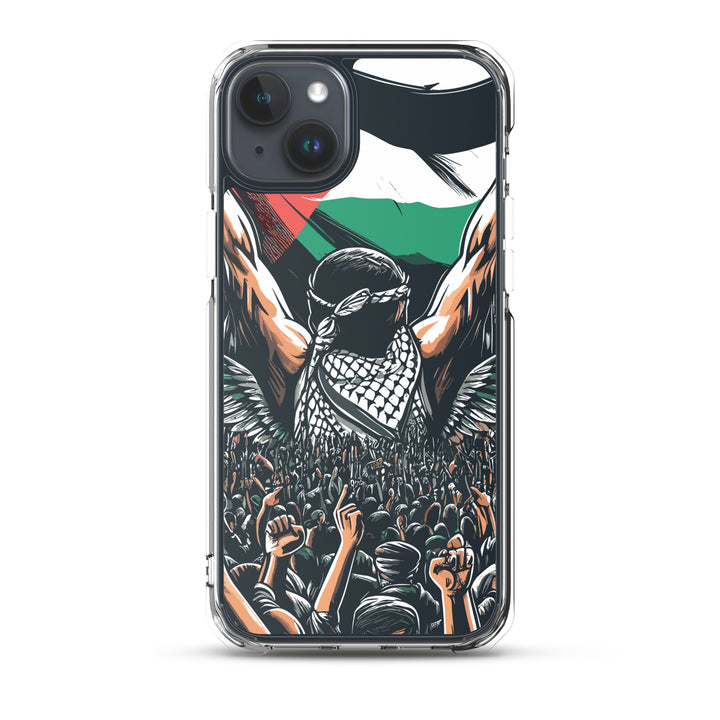 Clear Case for iPhone® - Art by Moh, iPhone iPhone 15 Plus Case On Phone