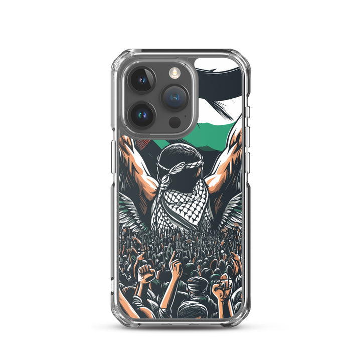 Clear Case for iPhone® - Art by Moh, iPhone iPhone 15 Pro Case On Phone