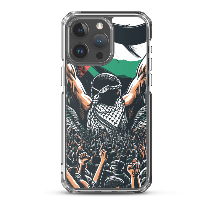 Clear Case for iPhone® - Art by Moh, iPhone iPhone 15 Pro Max Case On Phone