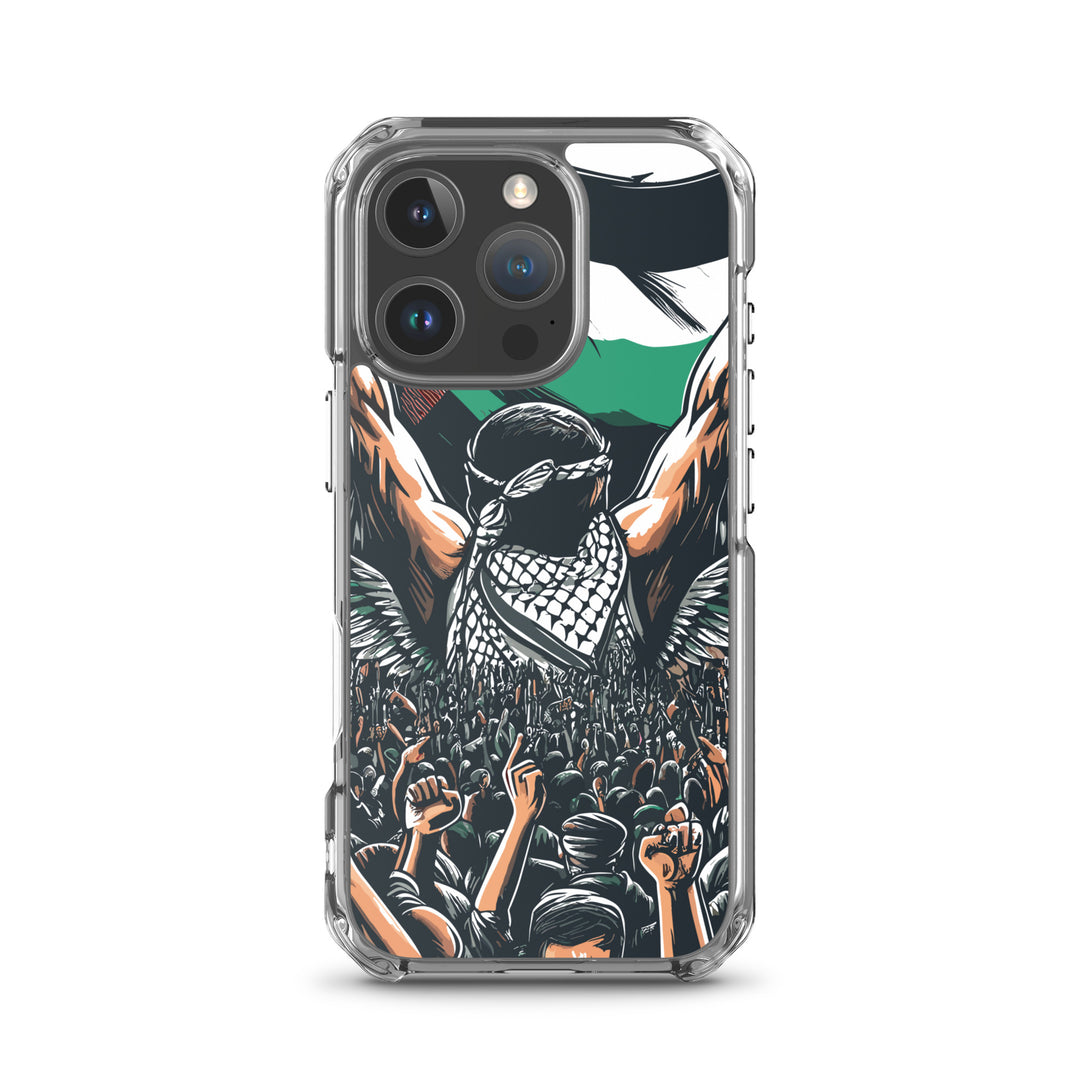 Clear Case for iPhone® - Art by Moh, iPhone iPhone 16 Pro Case On Phone