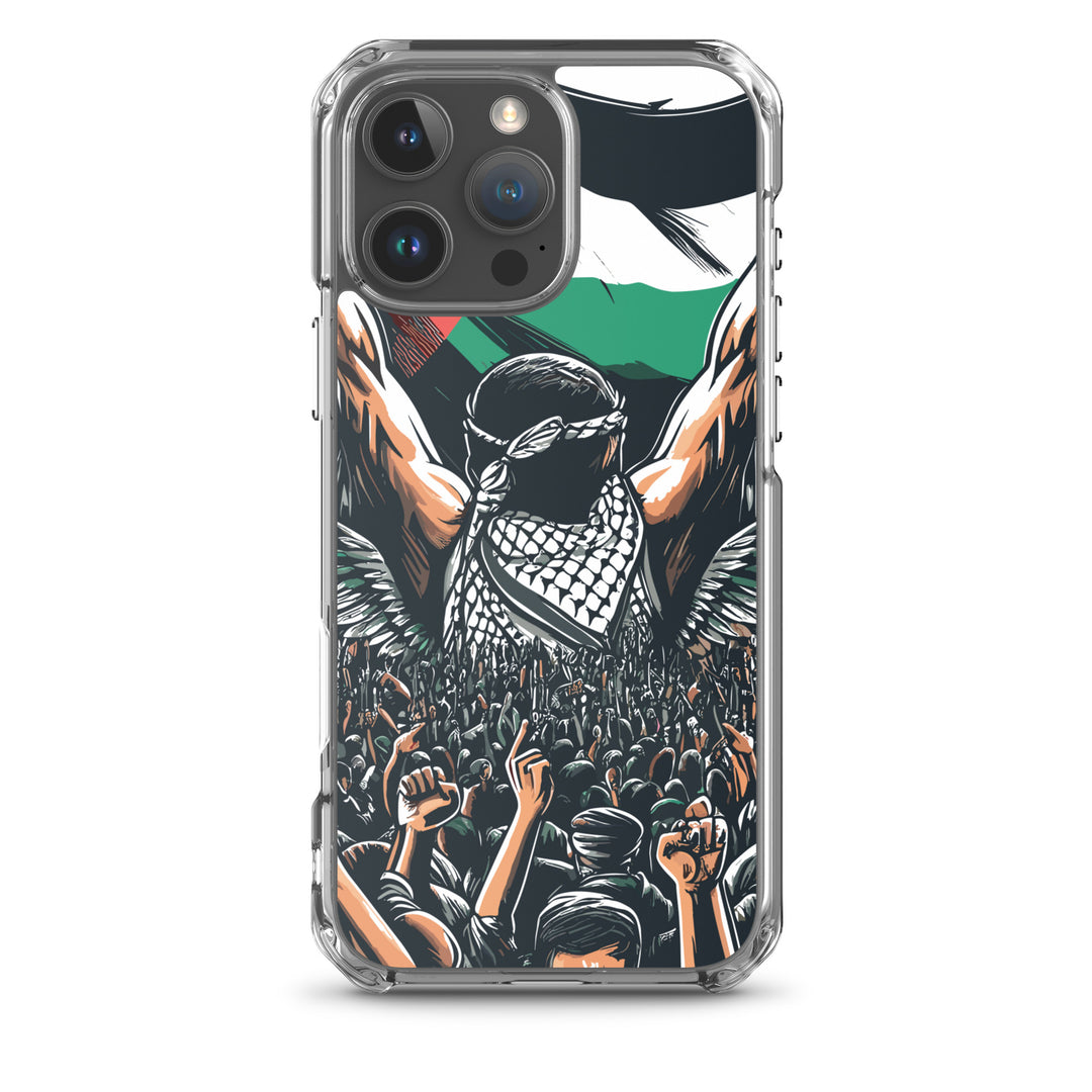 Clear Case for iPhone® - Art by Moh, iPhone iPhone 16 Pro Max Case On Phone