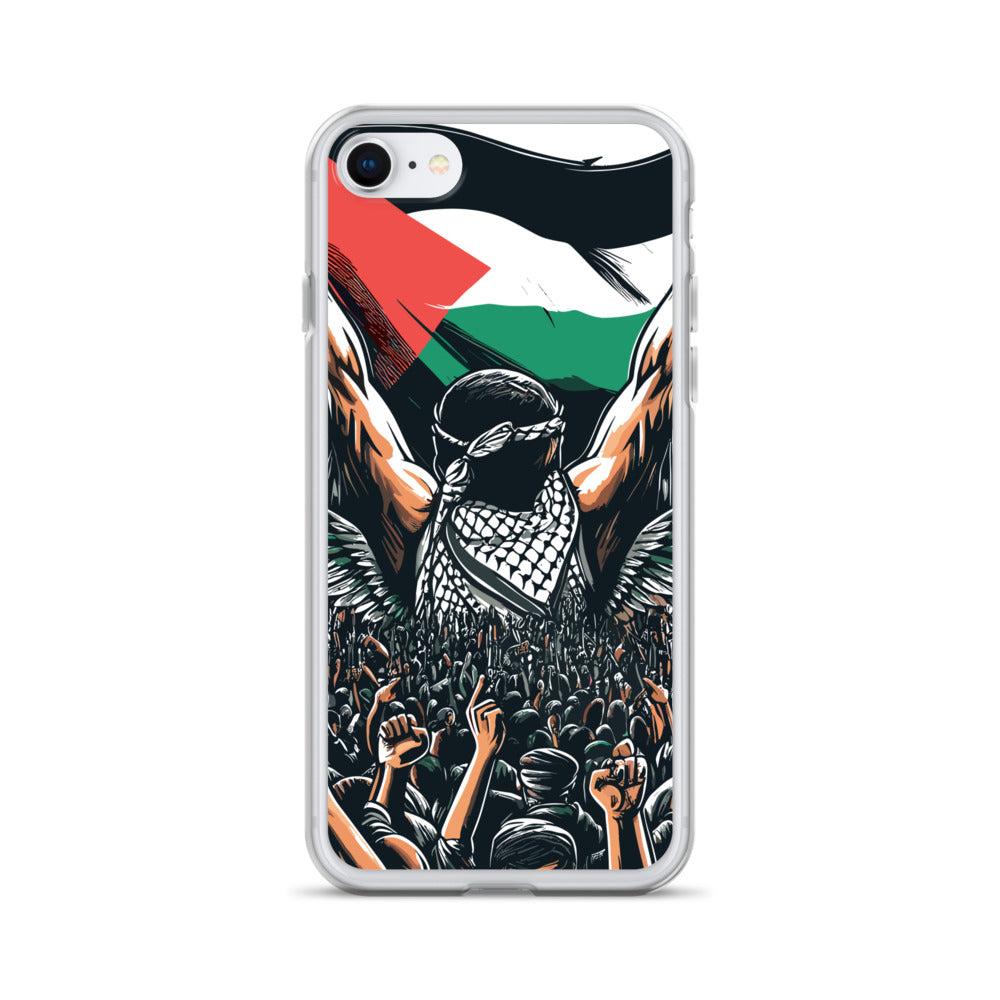 Clear Case for iPhone® - Art by Moh, iPhone iPhone 7 8 Case On Phone